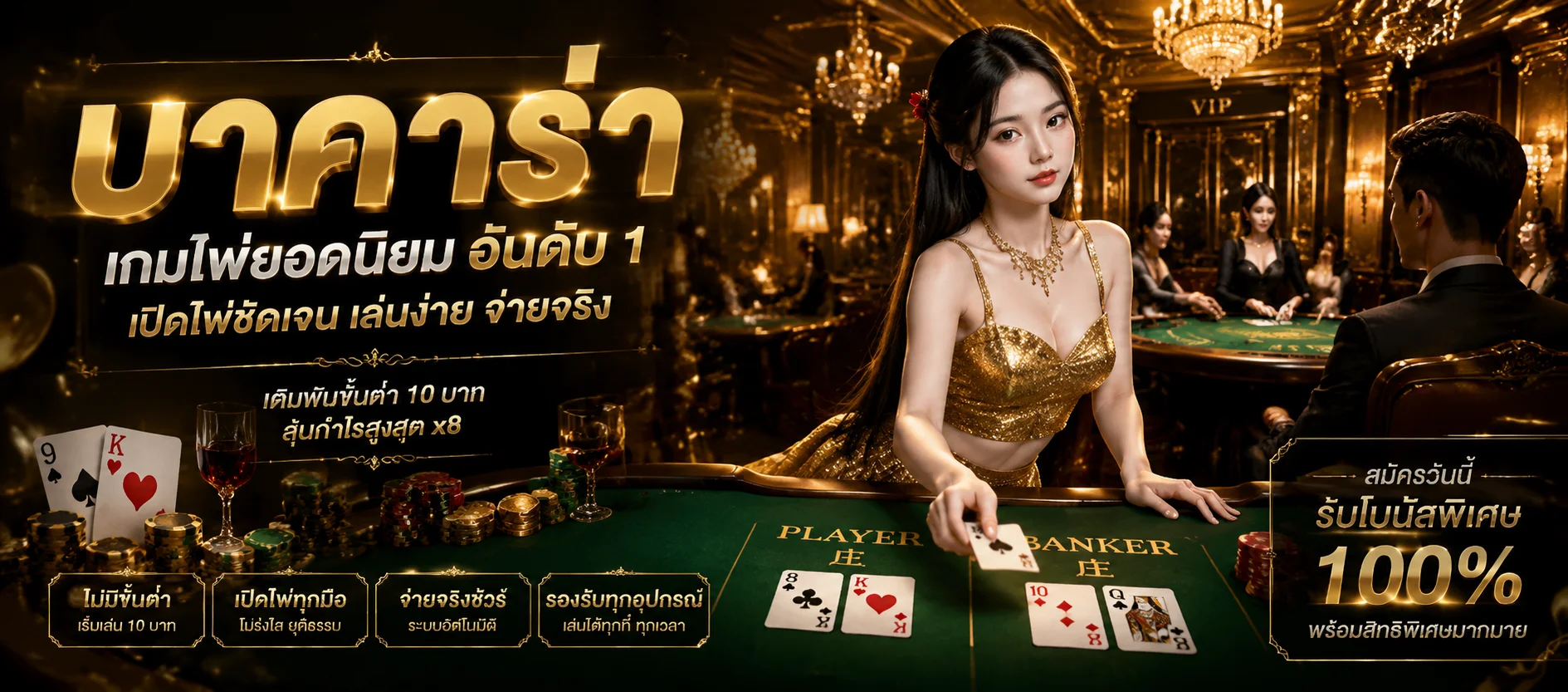 คาสิโนออนไลน์เว็บตรง MIC99 บาคาร่า รูเล็ต ถ่ายทอดสด
